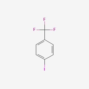 molecular formula C7H4F3I B1294960 4-碘苯三氟化物 CAS No. 455-13-0