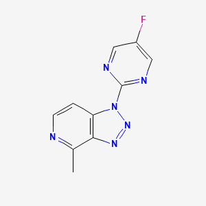 1-(5-fluoropyrimidin-2-yl)-4-methyl-1H-[1,2,3]triazolo[4,5-c]pyridine