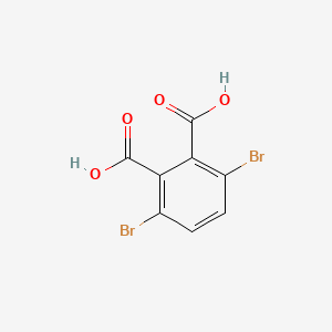 molecular formula C8H4Br2O4 B12949634 3,6-Dibromophthalic acid 