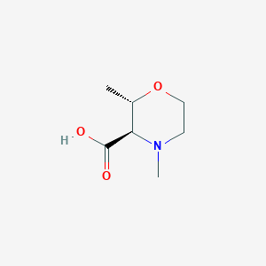 (2S,3R)-2,4-Dimethylmorpholine-3-carboxylic acid