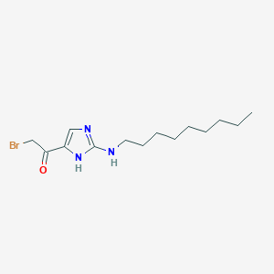 2-Bromo-1-[2-(nonylamino)-1H-imidazol-5-yl]ethan-1-one