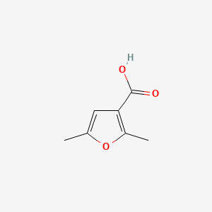 molecular formula C7H8O3 B1294974 2,5-二甲基-3-呋喃甲酸 CAS No. 636-44-2