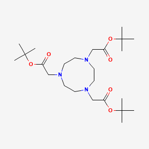 molecular formula C24H45N3O6 B12949770 Tri-tert-butyl 2,2',2''-(1,4,7-triazonane-1,4,7-triyl)triacetate 