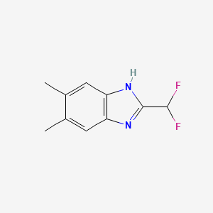 2-(Difluoromethyl)-5,6-dimethyl-1H-benzo[d]imidazole