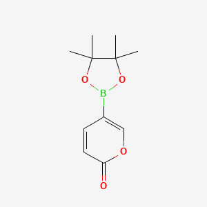 2H-Pyran-2-one, 5-(4,4,5,5-tetramethyl-1,3,2-dioxaborolan-2-yl)-