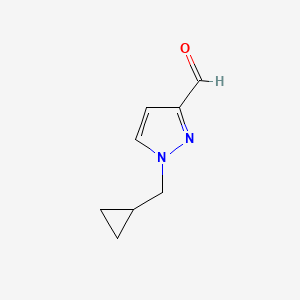 1-(Cyclopropylmethyl)-1H-pyrazole-3-carbaldehyde