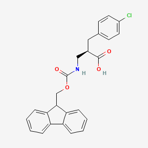 (R)-3-((((9H-Fluoren-9-yl)methoxy)carbonyl)amino)-2-(4-chlorobenzyl)propanoic acid