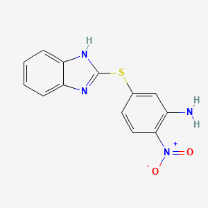 5-[(1H-Benzimidazol-2-yl)sulfanyl]-2-nitroaniline