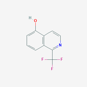 molecular formula C10H6F3NO B12949870 1-(Trifluoromethyl)isoquinolin-5-ol 