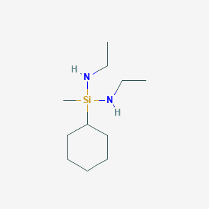 1-Cyclohexyl-N,N'-diethyl-1-methylsilanediamine