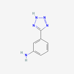 molecular formula C7H7N5 B1294993 5-(3-Aminophenyl)tetrazole CAS No. 73732-51-1