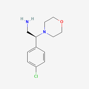 (S)-2-(4-Chlorophenyl)-2-morpholinoethan-1-amine