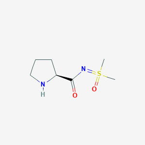 (S)-N-(Dimethyl(oxo)-l6-sulfanylidene)pyrrolidine-2-carboxamide