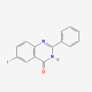 6-Iodo-2-phenylquinazolin-4(3h)-one