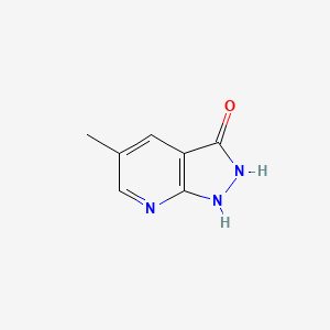 5-Methyl-1H-pyrazolo[3,4-b]pyridin-3(2H)-one