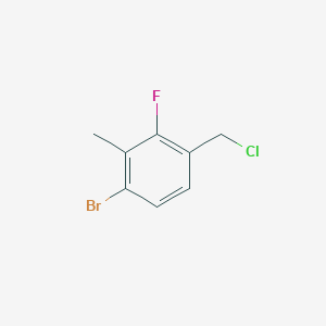 1-Bromo-4-(chloromethyl)-3-fluoro-2-methylbenzene