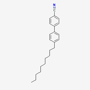 molecular formula C23H29N B1295000 [1,1'-联苯]-4-腈, 4'-癸基- CAS No. 59454-35-2