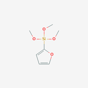 molecular formula C7H12O4Si B12950010 Furan-2-yltrimethoxysilane 