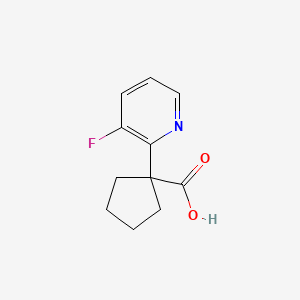 1-(3-Fluoropyridin-2-yl)cyclopentanecarboxylic acid