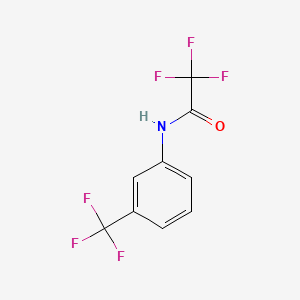 B1295010 2,2,2-Trifluoro-n-[3-(trifluoromethyl)phenyl]acetamide CAS No. 2946-73-8