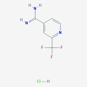 2-(Trifluoromethyl)isonicotinimidamide hydrochloride