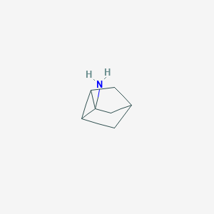 molecular formula C7H11N B12950114 Tricyclo[2.2.1.02,6]heptan-1-amine 