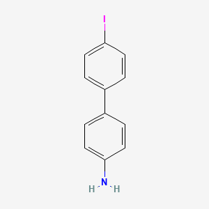 molecular formula C12H10IN B1295012 4-Amino-4'-iodobiphenyl CAS No. 7285-77-0