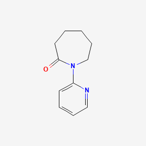 molecular formula C11H14N2O B1295016 Hexahydro-1-(2-pyridyl)-2H-azepin-2-one CAS No. 51263-32-2