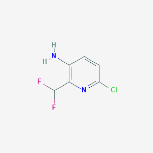 6-Chloro-2-(difluoromethyl)pyridin-3-amine