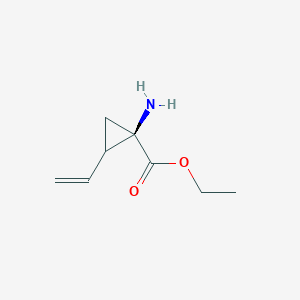 molecular formula C8H13NO2 B12950171 Ethyl (1R)-1-amino-2-ethenylcyclopropane-1-carboxylate CAS No. 922164-25-8