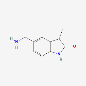 5-(Aminomethyl)-3-methylindolin-2-one