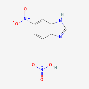 molecular formula C7H6N4O5 B1295019 5-硝基苯并咪唑硝酸盐 CAS No. 27896-84-0