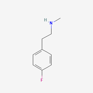 molecular formula C9H12FN B1295025 2-(4-fluorophenyl)-N-methylethanamine CAS No. 459-28-9