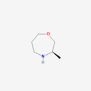 molecular formula C6H13NO B12950268 (R)-3-Methyl-1,4-oxazepane 