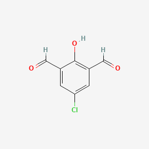 molecular formula C8H5ClO3 B1295029 5-Chloro-2-hydroxyisophthalaldehyde CAS No. 32596-43-3