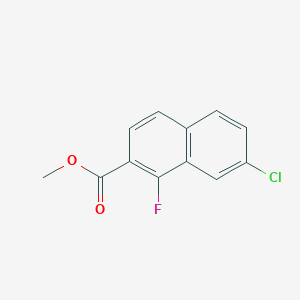 Methyl 7-chloro-1-fluoro-2-naphthoate