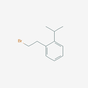 molecular formula C11H15Br B12950320 1-(2-Bromoethyl)-2-isopropylbenzene 