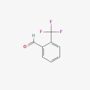 molecular formula C8H5F3O B1295035 2-(Trifluoromethyl)benzaldehyde CAS No. 447-61-0
