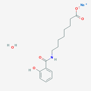 Sodium 8-(2-hydroxybenzamido)octanoate hydrate