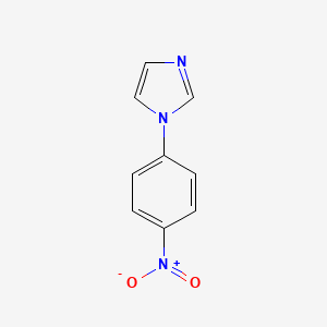 molecular formula C9H7N3O2 B1295038 1-(4-Nitrophenyl)-1H-imidazole CAS No. 2301-25-9