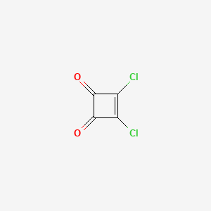 molecular formula C4Cl2O2 B1295039 3-Cyclobutene-1,2-dione, 3,4-dichloro- CAS No. 2892-63-9
