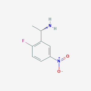 (S)-1-(2-Fluoro-5-nitrophenyl)ethan-1-amine