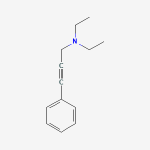 molecular formula C13H17N B1295044 3-Diethylamino-1-phenylpropyne CAS No. 22396-72-1