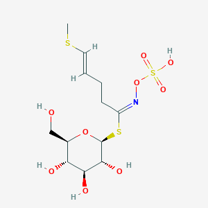 molecular formula C12H21NO9S3 B12950441 4-Methylthio-3-butenylglucosinolate 