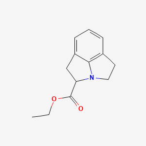 molecular formula C13H15NO2 B12950458 Ethyl 1,2,4,5-tetrahydropyrrolo[3,2,1-hi]indole-2-carboxylate 