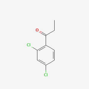 molecular formula C9H8Cl2O B1295048 2',4'-二氯苯甲酮 CAS No. 37885-41-9