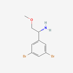 (R)-1-(3,5-Dibromophenyl)-2-methoxyethanamine