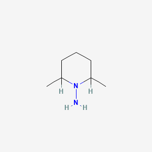 molecular formula C7H16N2 B1295051 1-Amino-2,6-dimethylpiperidine CAS No. 39135-39-2