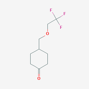 4-((2,2,2-Trifluoroethoxy)methyl)cyclohexan-1-one