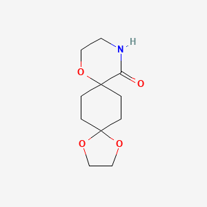 1,4,9-Trioxa-12-azadispiro[4.2.58.25]pentadecan-13-one